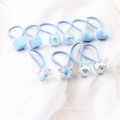 10pcs Cartoon Animal Matte Baby Elastic kids hair ties scrunchies rubber custom hair tie Band bracelet Acrylic hair Accessories